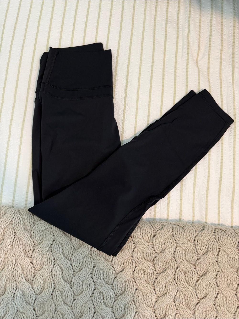 CRZ YOGA Kids Black High-Waist Performance Leggings